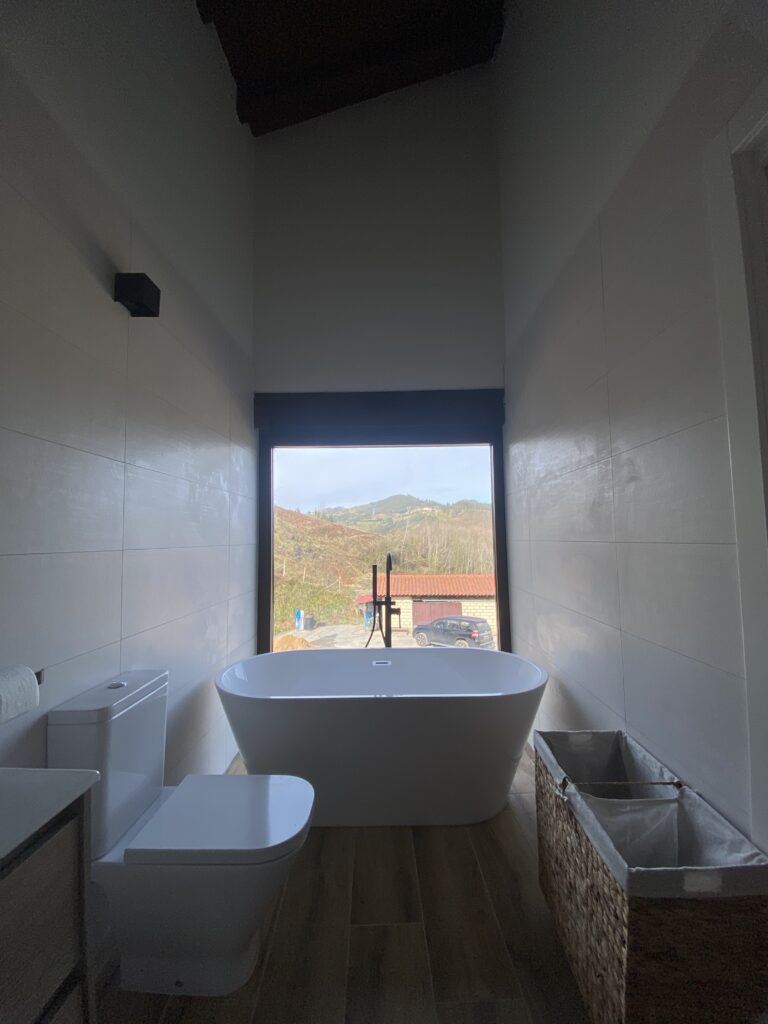 baño caserío en Ziortza-Bolibar